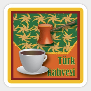 Lispe Coffee Collection Turk Kahvesi Sticker